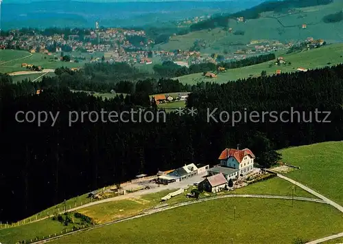 AK / Ansichtskarte Wald_AR_Vorderland Fliegeraufnahme mit Alpengasthaus Tanne 
