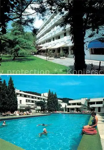 AK / Ansichtskarte Abano_Terme Hotel Ermitage Bel Air Schwimmbad Abano Terme