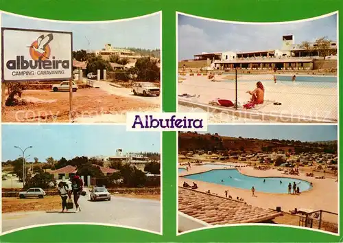 AK / Ansichtskarte Albufeira Camping Caravaning Swimmingpool Albufeira