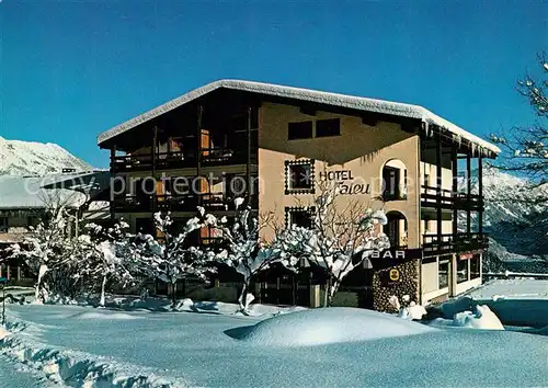 AK / Ansichtskarte Buerserberg_Vorarlberg Hotel Taleu Winter Buerserberg Vorarlberg