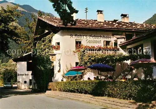 AK / Ansichtskarte St_Leonhard_Passeier Sandwirt Andreas Hofers Geburtshaus St_Leonhard_Passeier