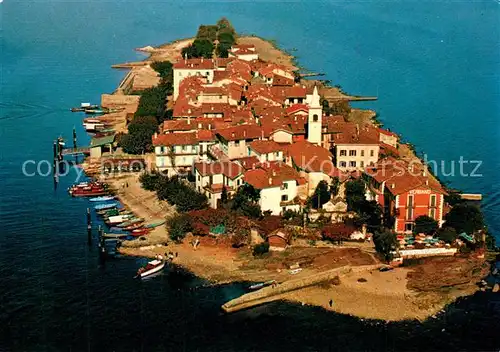 AK / Ansichtskarte Isola_Pescatori_Lago_Maggiore Fliegeraufnahme 