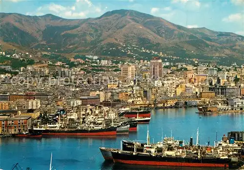 AK / Ansichtskarte Genova_Genua_Liguria Porto e panorama Genova_Genua_Liguria