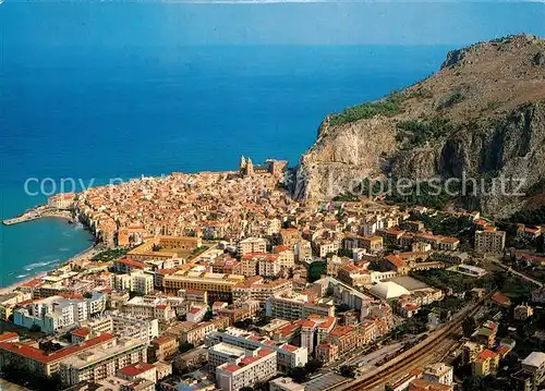 AK / Ansichtskarte Cefalu Panorama dall aereo Cefalu