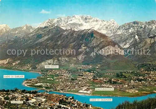 AK / Ansichtskarte Vercurago Lago di Garlate Calolziocorte Lago di Olginate 