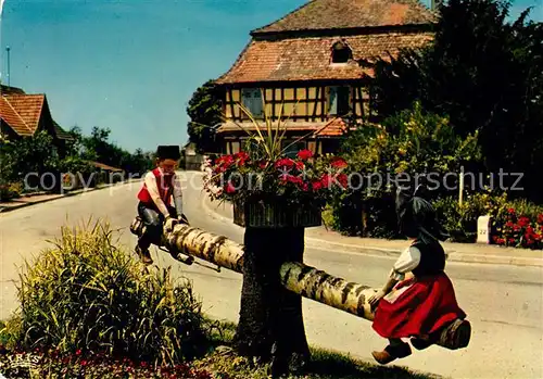 AK / Ansichtskarte Diebolsheim La balancoire  Diebolsheim