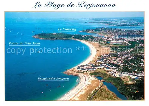 AK / Ansichtskarte Presqu_Ile_de_Rhuys Le Crouesty Pointe du Petit Mont Domaine des Remparts Vue aerienne Presqu_Ile_de_Rhuys
