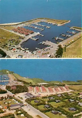 AK / Ansichtskarte Bork_Havn Yachthafen Fliegeraufnahme Bork_Havn