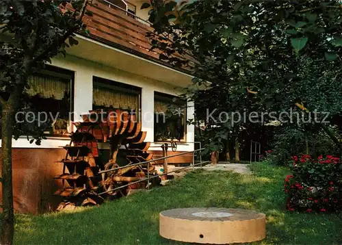 AK / Ansichtskarte Bad_Brueckenau Hotel Restaurant Cafe Zur Muehle Bad_Brueckenau