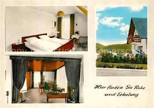AK / Ansichtskarte Bad_Herrenalb Haus Pfeiffer Zimmer Bad_Herrenalb