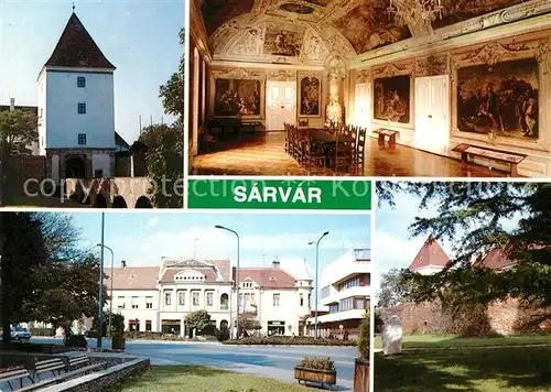 AK / Ansichtskarte Sarvar Turm Kurhotel Tagungsraum  Sarvar