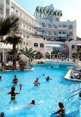 AK / Ansichtskarte Lloret_de_Mar Hotel Selvamar Piscina Lloret_de_Mar