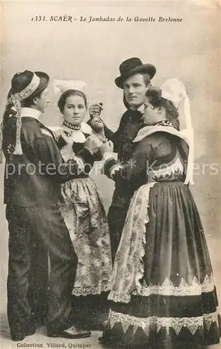 AK / Ansichtskarte Scaer La Jambadao de la Gavotte Bretonne Trachten Scaer