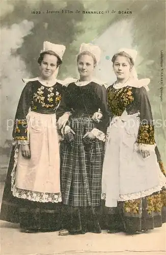 AK / Ansichtskarte Bannalec Jeunes filles Costumes Trachten Bannalec