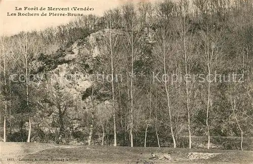 AK / Ansichtskarte Mervent La Foret de Mervent Les Rochers de Pierre Brune Mervent