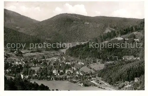 AK / Ansichtskarte Bad_Herrenalb Panorama Kurort im Schwarzwald Bad_Herrenalb