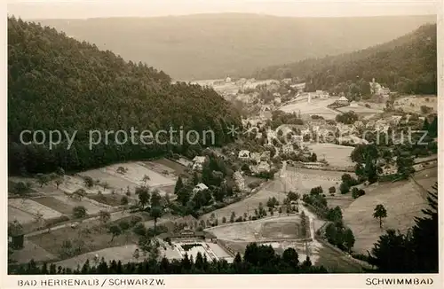 AK / Ansichtskarte Bad_Herrenalb Panorama Kurort im Schwarzwald Bad_Herrenalb