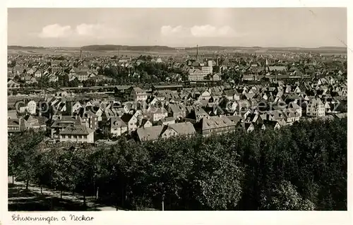 AK / Ansichtskarte Schwenningen_Neckar Stadtpanorama Schwenningen Neckar