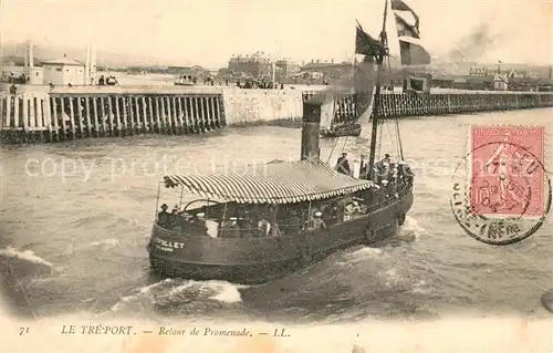 AK / Ansichtskarte Le_Treport Retour de Promenade Le_Treport