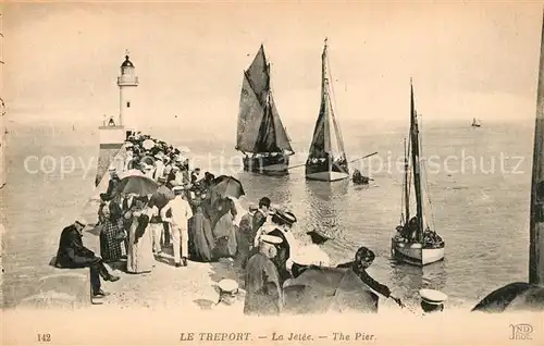AK / Ansichtskarte Le_Treport La Jetee Le_Treport