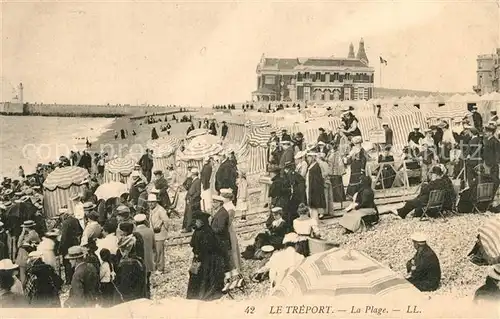 AK / Ansichtskarte Le_Treport La Plage Le_Treport