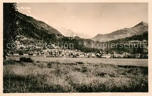 AK / Ansichtskarte Le_Fayet Vue panoramique du Fayet Mont July et Dome de Miage Le_Fayet