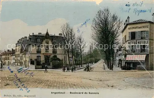 AK / Ansichtskarte Argenteuil_Val_d_Oise Boulevard de Sannois Argenteuil_Val_d_Oise