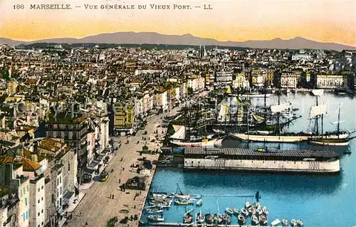 AK / Ansichtskarte Marseille_Bouches du Rhone Vieux Port Bateaux Marseille