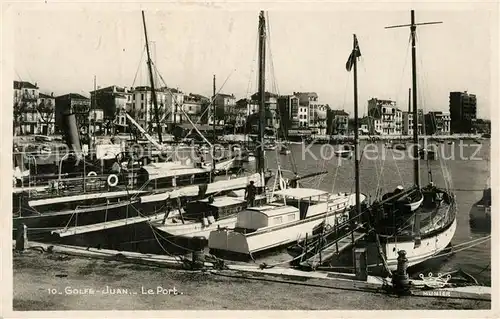 AK / Ansichtskarte Golfe Juan Le Port Bateaux Golfe Juan