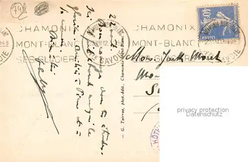 AK / Ansichtskarte Chamonix Le Montanvert et la Mer de glace Chamonix