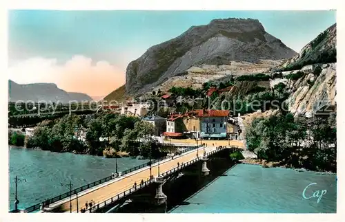 AK / Ansichtskarte Grenoble Pont de la Porte de France et le Casque de Neron Grenoble