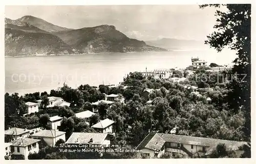AK / Ansichtskarte Saint Jean Cap Ferrat Vue sur le Mont Agel et la Tete de chien Saint Jean Cap Ferrat