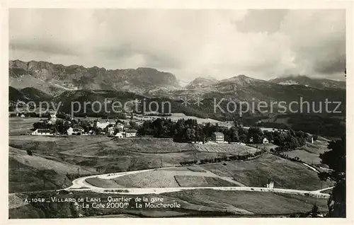 AK / Ansichtskarte Villard de Lans Quartier de la gare La Cote La Moucherolle Villard de Lans
