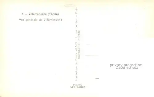AK / Ansichtskarte Villemanoche Vue panoramique Villemanoche