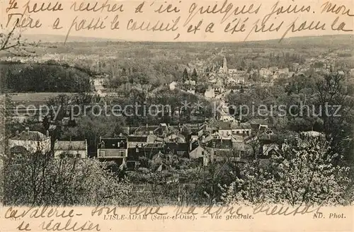 AK / Ansichtskarte L_Isle Adam Vue generale L_Isle Adam