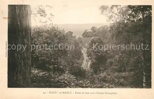 AK / Ansichtskarte Foret_de_Marly Point de vue vers l Etoile Champetre Foret_de_Marly