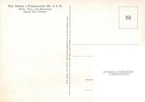 AK / Ansichtskarte Bad_Steben Fliegeraufnahme Bad_Steben