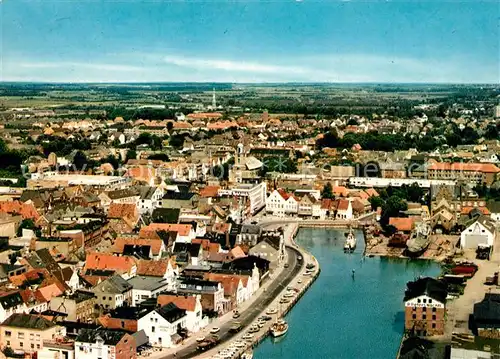 AK / Ansichtskarte Husum_Nordfriesland Fliegeraufnahme Husum_Nordfriesland