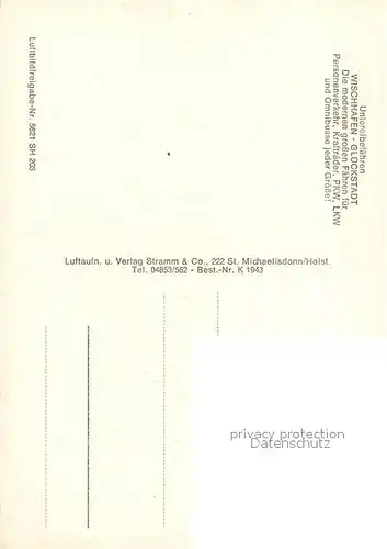 AK / Ansichtskarte Glueckstadt Fliegeraufnahme Unterelbfaehre Glueckstadt