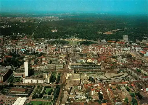 AK / Ansichtskarte Karlsruhe_Baden Fliegeraufnahme Karlsruhe_Baden