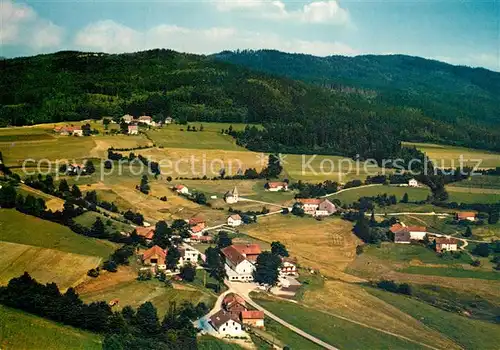 AK / Ansichtskarte Boebrach Fliegeraufnahme Gasthaus Asbach Boebrach