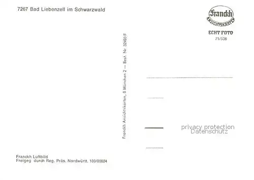 AK / Ansichtskarte Liebenzell_Bad Fliegeraufnahme Liebenzell_Bad