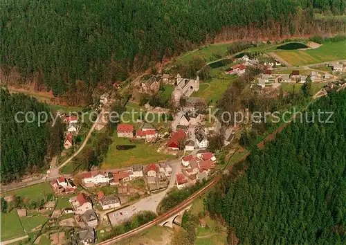 AK / Ansichtskarte Paulinzella Fliegeraufnahme Paulinzella