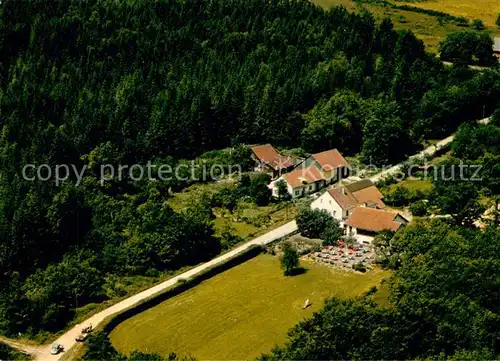 AK / Ansichtskarte Waldfriede_Bad_Sobernheim Fliegeraufnahme Trifthuette Restaurant Cafe Waldfriede_Bad_Sobernheim