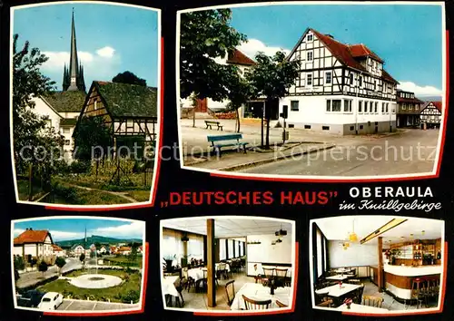 AK / Ansichtskarte Oberaula Deutsches Haus Oberaula