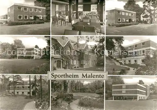AK / Ansichtskarte Malente Gremsmuehlen Sportheim Malente Gremsmuehlen