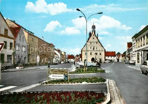 AK / Ansichtskarte Hirschau_Oberpfalz Marktplatz Hirschau Oberpfalz