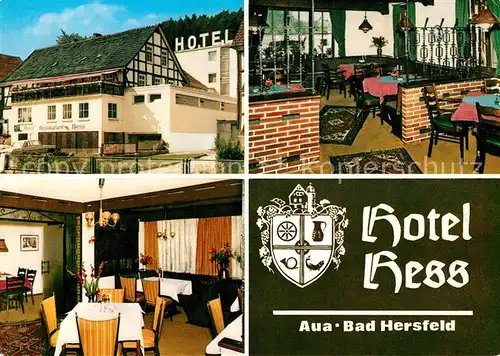 AK / Ansichtskarte Aua Hotel Hess Aua