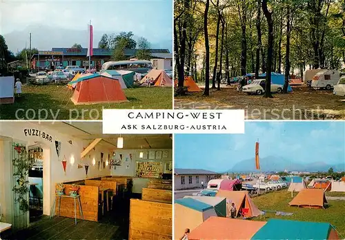 AK / Ansichtskarte Salzburg_Oesterreich Camping West ASK Salzburg_Oesterreich