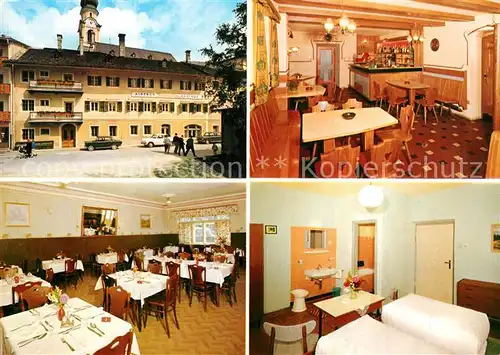 AK / Ansichtskarte Dobbiaco_Toblach Gasthof Pension Schwarzer Adler Dobbiaco_Toblach